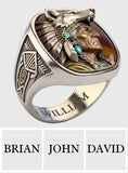Indigenous - Personalized American Indian Signet Ring