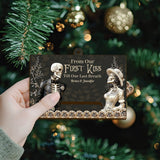 From Our First Kiss - Personalized Couple Sliding Ornament