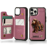 Cute Cavalier King Charles Spaniel - Personalized Dog Wallet Phone Case