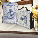 God Say You Are - Personalized Christian Leather Bible Cover Bag