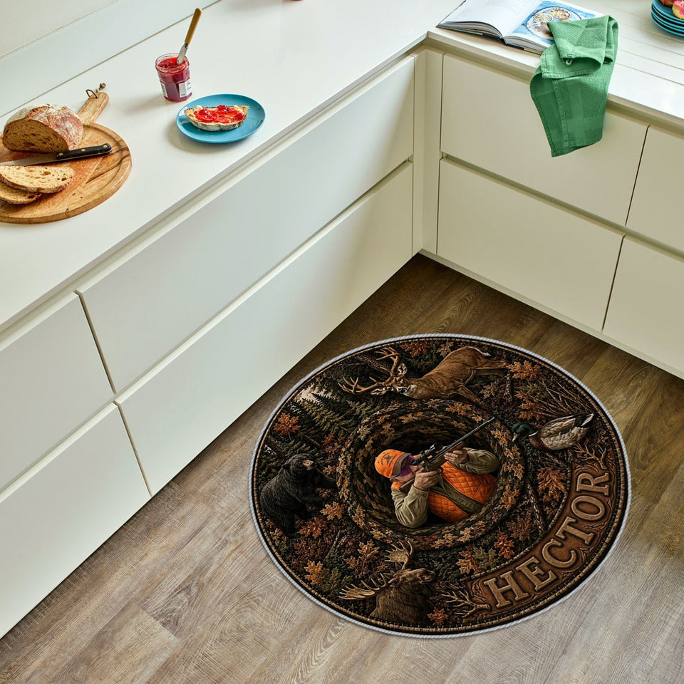 Love Hunting - Personalized Hunting Non-Slip Tufted Rug