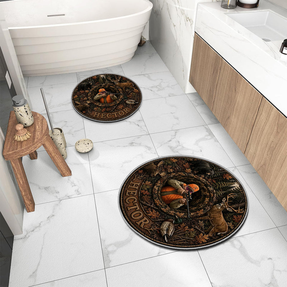 Love Hunting - Personalized Hunting Non-Slip Tufted Rug