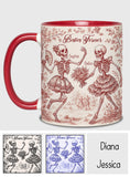 Bestie Forever Toile de Jouy - Personalized Bestie Accent Mug