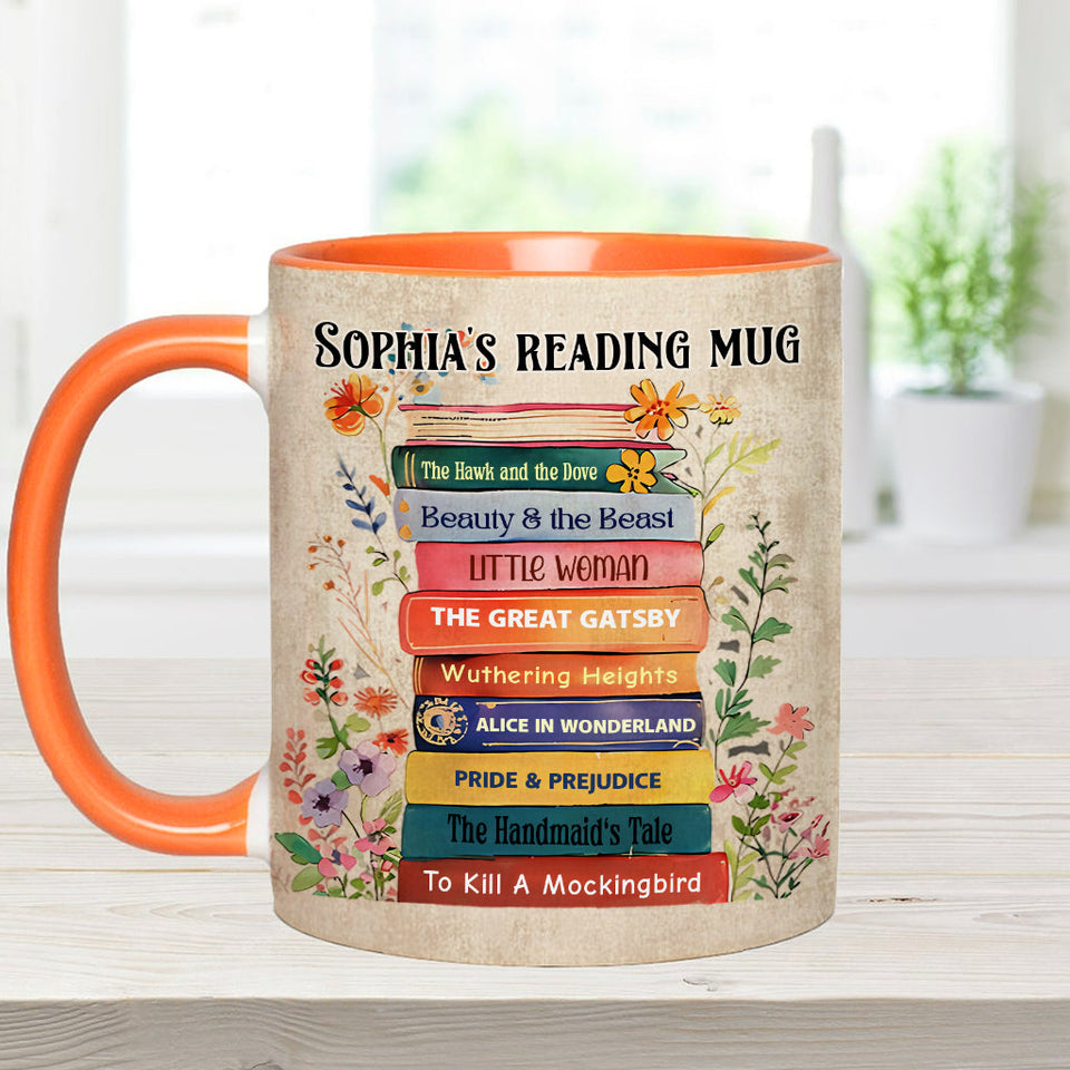 It's A Good Day To Read A Book - Personalized Book Accent Mug