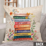 It's A Good Day To Read A Book - Personalized Book Throw Pillow