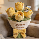 Perfect Bouquet For Her - Personalized Mother Premium Faux Fur Pillow