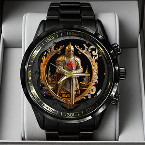 Knight Of God - Personalized Christian Hand Watch