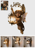 Dogs Brighten My Life - Personalized Dog Wooden Wall Mount Sign
