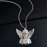 I'm Always With You - Personalized Memorial Shaped Metal Pendant Necklace