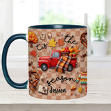 Tis The Season - Personalized Autumn Accent Mug