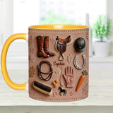Love Horses - Personalized Horse Accent Mug