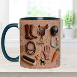 Love Horses - Personalized Horse Accent Mug