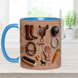 Love Horses - Personalized Horse Accent Mug