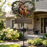 God Blessed The Broken Road - Personalized Couple Weather Vane