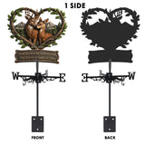 God Blessed The Broken Road - Personalized Couple Weather Vane