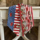 Honor The Fallen - Personalized Memorial Day Shaped Wood Sign With Sash