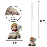 Drive Safe! - Personalized Christian Car Ornament