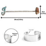 Beach Trip Accessories - Personalized Sea Lover Shaped Cuff Bracelet