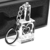 First Mom Now Grandma - Personalized Grandma LED Light Crystal Keychain
