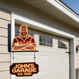 Custom Any Photo, Best Gift For Mom & Grandma - Personalized Father Wooden Wall Mount Sign