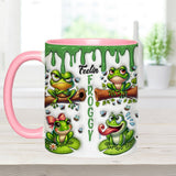 Fellin' Froggy - Personalized Frog Accent Mug