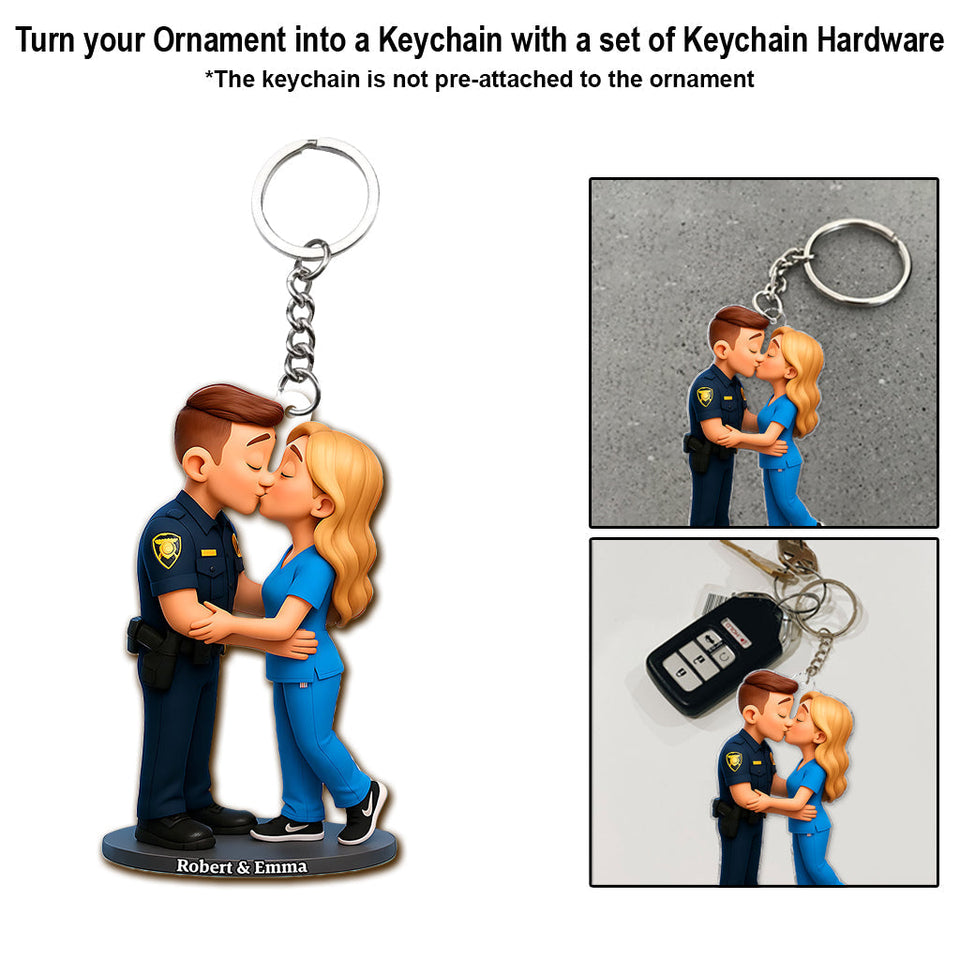 Serve and Protect - Personalized Police Officer Ornament