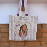 Unique Gift For Her/Mother/Grandma... - Personalized Mother Quilted Tote Bag
