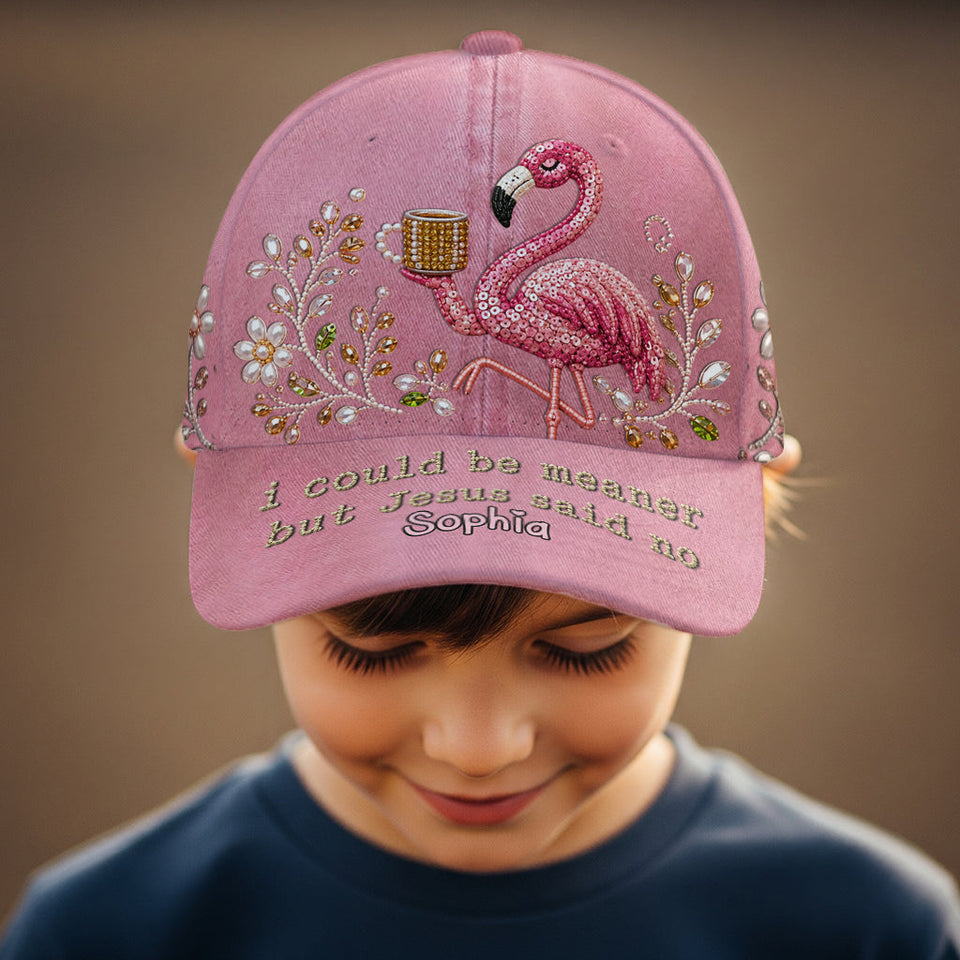Funny Sarcastic Gift For Christians - Personalized Flamingo Classic Cap