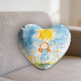 Your Child's Artwork - Personalized Kid Premium Faux Fur Pillow