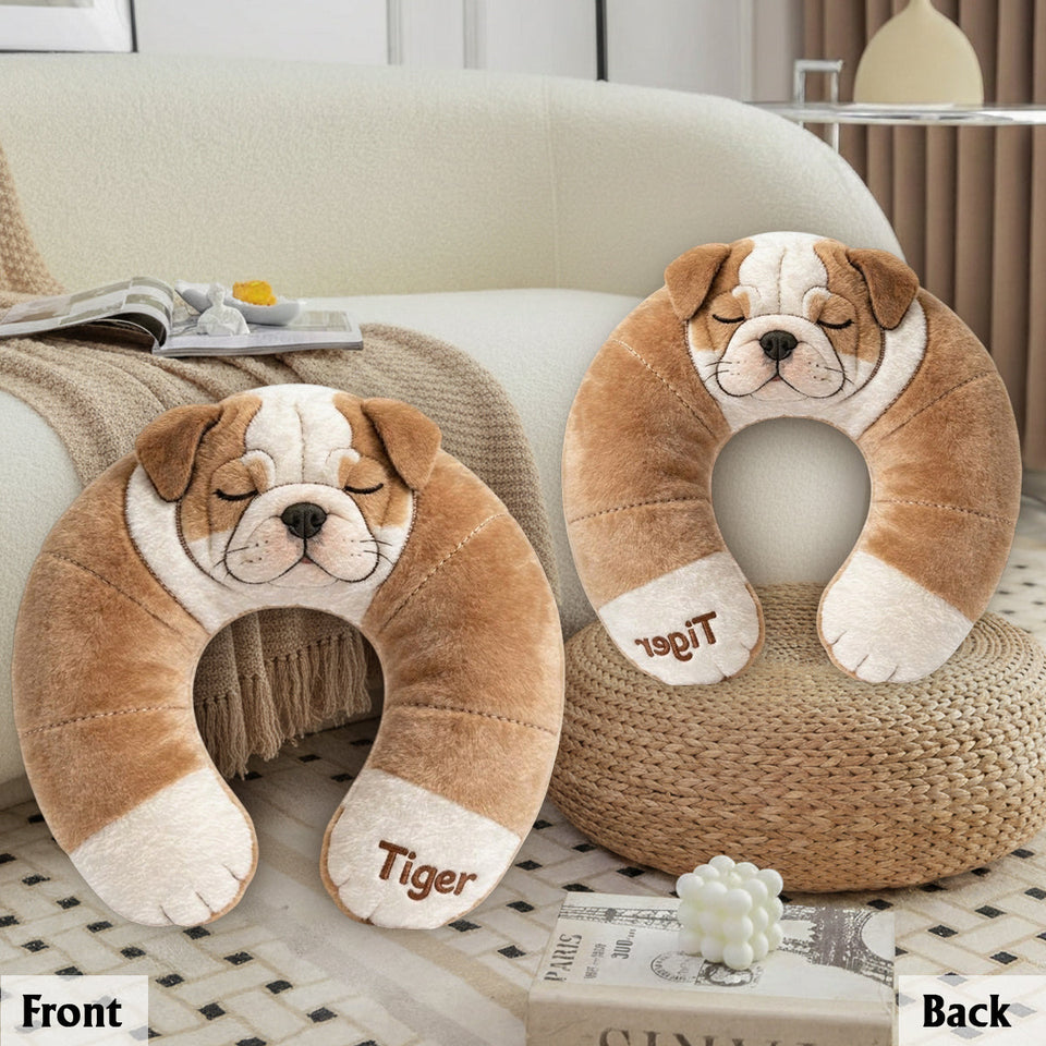 Dog Mom, Dog Dad Gift - Personalized Dog Premium Faux Fur Pillow
