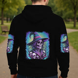 She Trained A Witch - Personalized Witch All Over Shirt