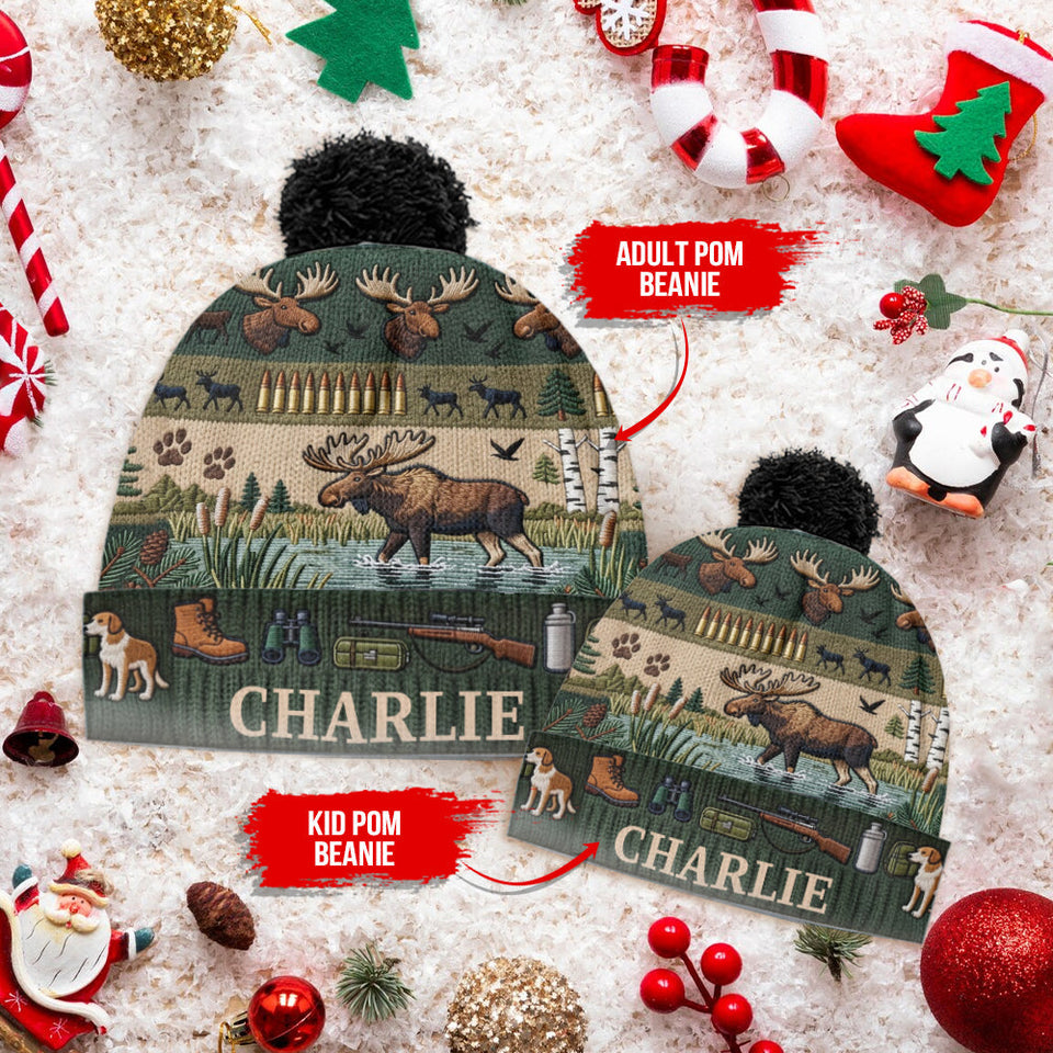 Love Hunting - Personalized Hunting Beanie Hat