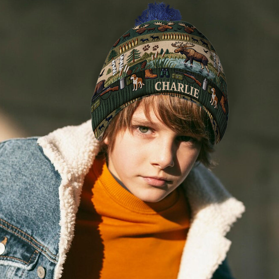 Love Hunting - Personalized Hunting Beanie Hat