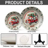 Grandma's Sweethearts - Personalized Grandma Ceramic Round Plate