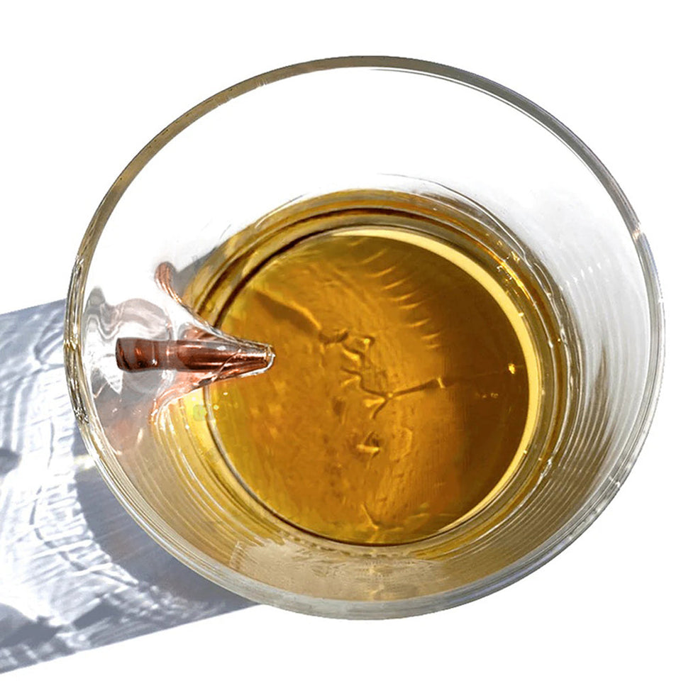Freedom Isn't Free We Paid For It - Personalized Veteran Bullet Whiskey Glass