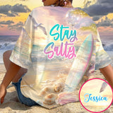 Stay Salty - Personalized Surfing All Over Shirt