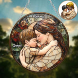 In My Mom Era - Personalized Mother Window Hanging Suncatcher Ornament