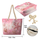 Summer Vibes - Personalized Sea Lover Beach Bag With Charms