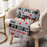Because You Are Always Sexy - Personalized Couple Blanket
