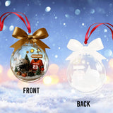 Hockey Season Is Coming - Personalized Hockey Transparent Ornament