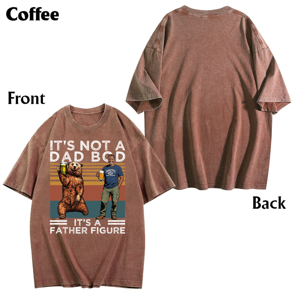 It's Not A Dad Bod Beer Bear - Personalized Father Wash T-Shirt