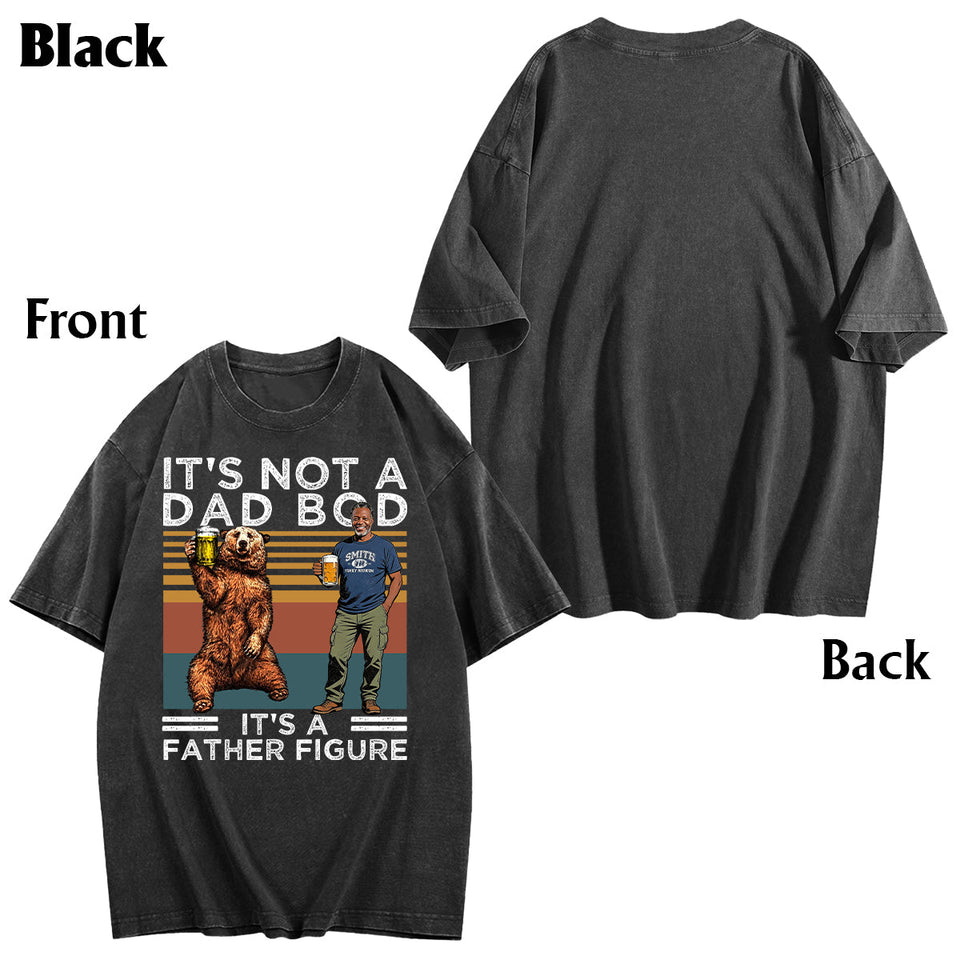 It's Not A Dad Bod Beer Bear - Personalized Father Wash T-Shirt