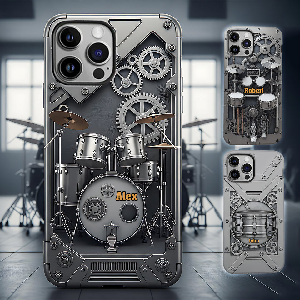 Drummer Life - Personalized Drummer Full Print Phone Case