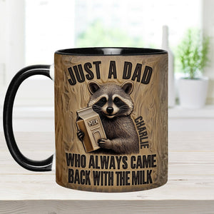 Dad Came Back With The Milk - Personalized Father Accent Mug