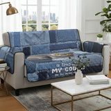 Playful Cat - Personalized Cat Quilted Sofa/Couch Cover