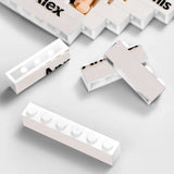Together We Build A Life We Love - Personalized Couple Heart Building Brick Blocks Printed On Both Sides