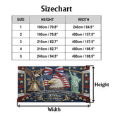 USA 250th Anniversary - Personalized Patriot Garage Door Banner