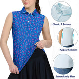 Funny Gift For Her - Personalized Couple Sleeveless Polo Shirt