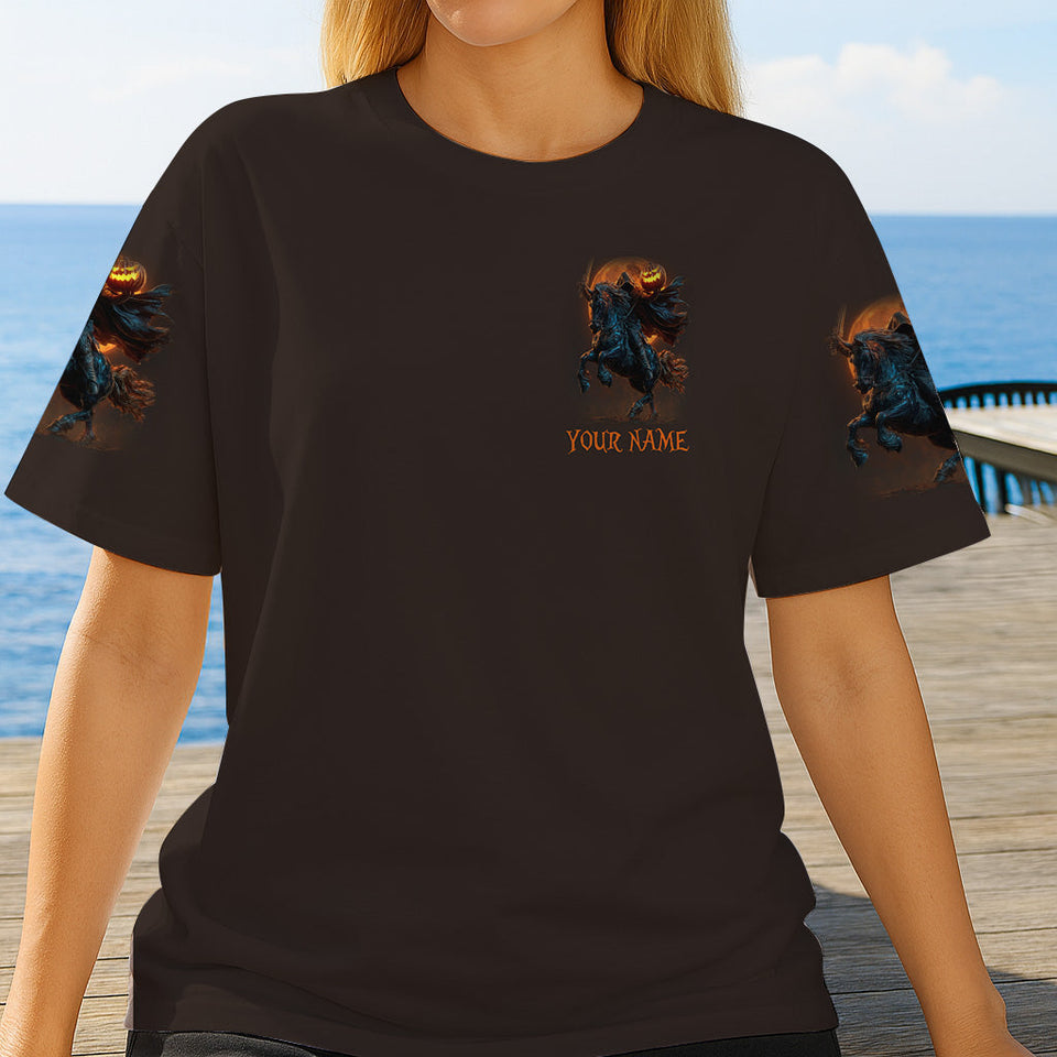 Hello Darkness - Personalized Skull All Over Shirt