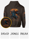 Hello Darkness - Personalized Skull All Over Shirt